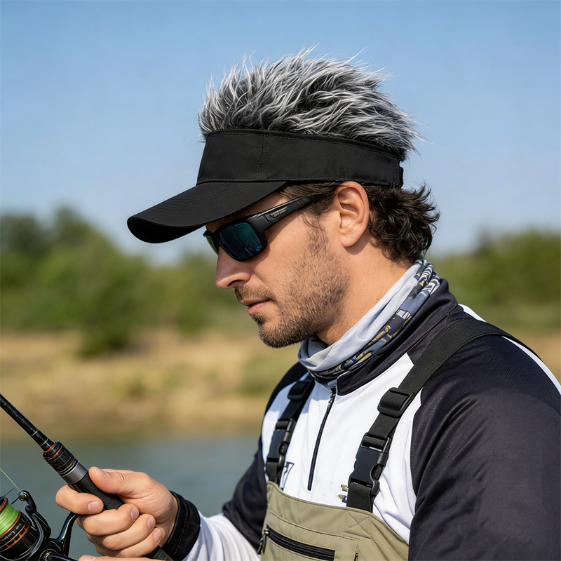 Men Women Spiked Hairs Wig Ant - Running Gear Hat review and price