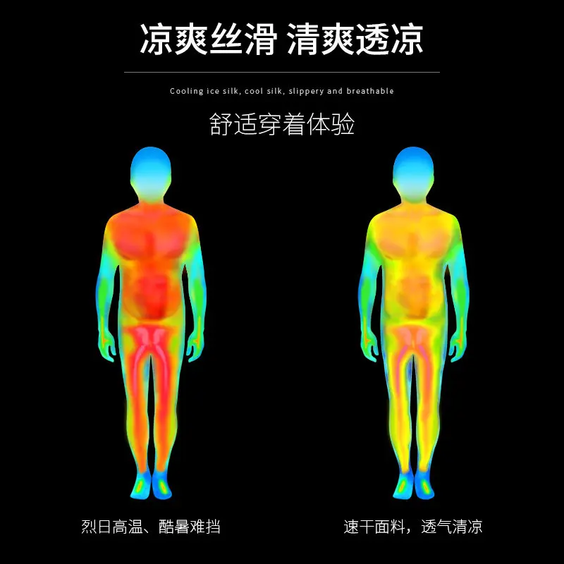 Men's Summer Sports Set Ice Si - Running Gear Women review and price