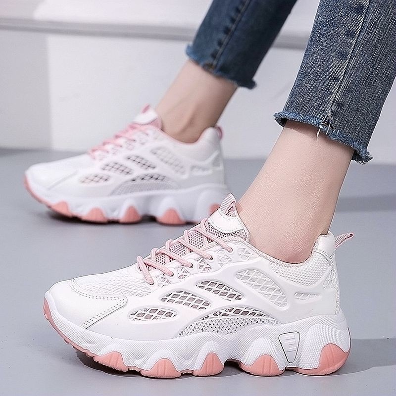 Breathable Mesh Chunky Sneaker - Running Gear Women review and price