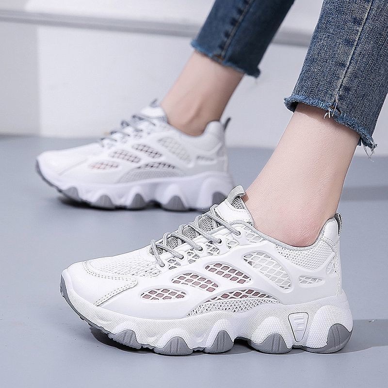 Breathable Mesh Chunky Sneaker - Running Gear Women review and price