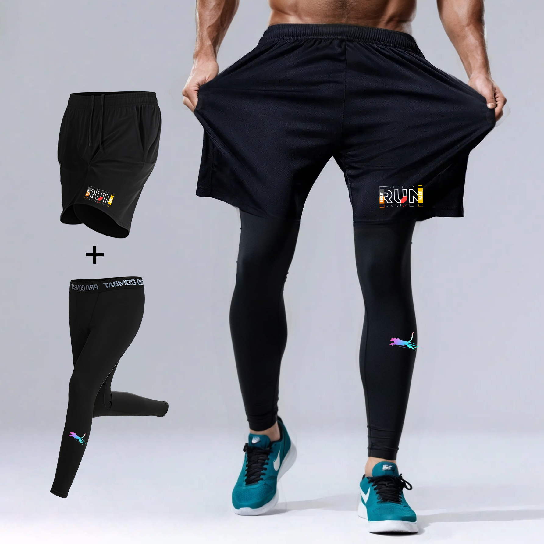 Men's 2 Piece Running Set Quic - Running Jogging Gear review and price