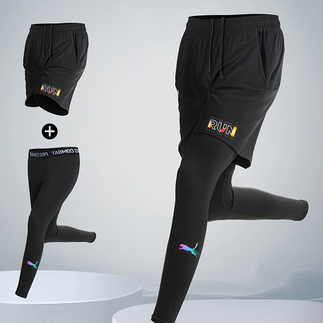 Men's 2 Piece Running Set Quic - Running Jogging Gear review and price