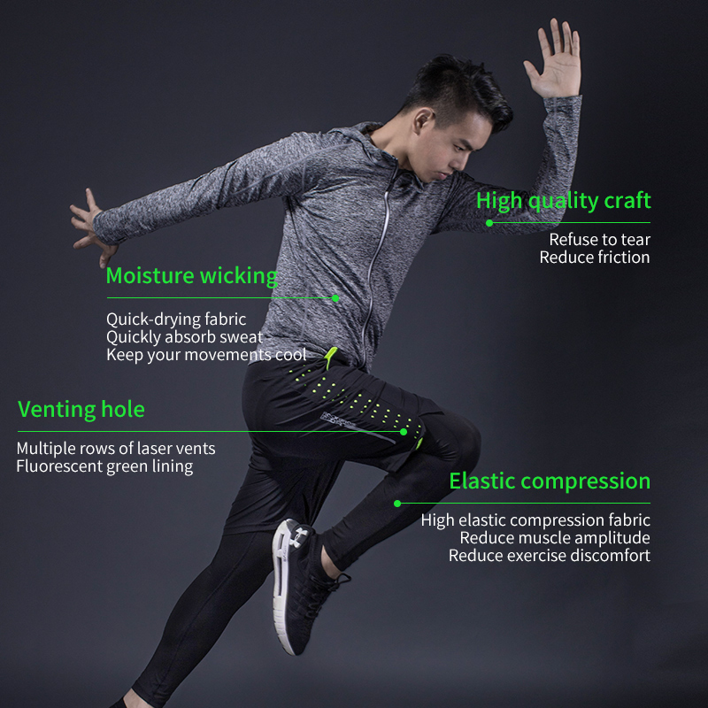 ROCKBROS Men's Tracksuit Gym F - Running Jogging Gear review and price