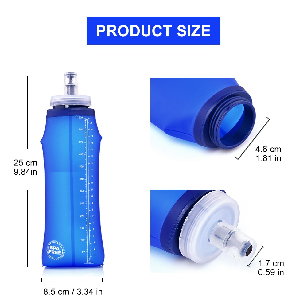 Widesea Camping 600ml Soft Wat - Running Gear Water review and price