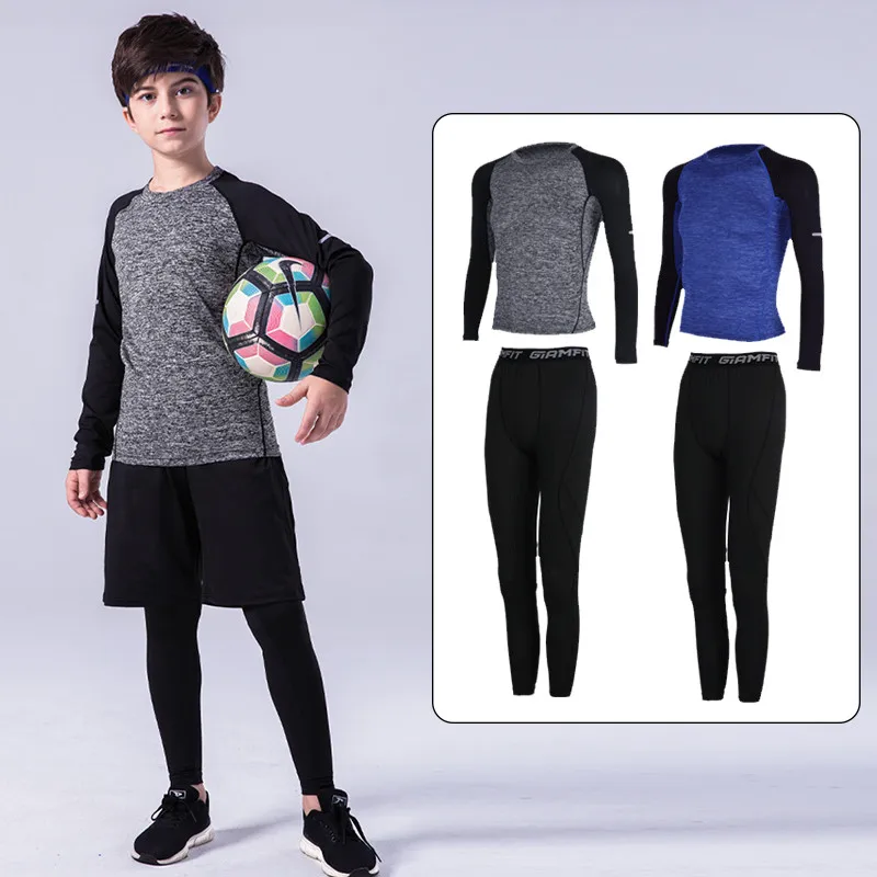 Kids Sports Clothes Compressio - Running Jogging Gear review and price