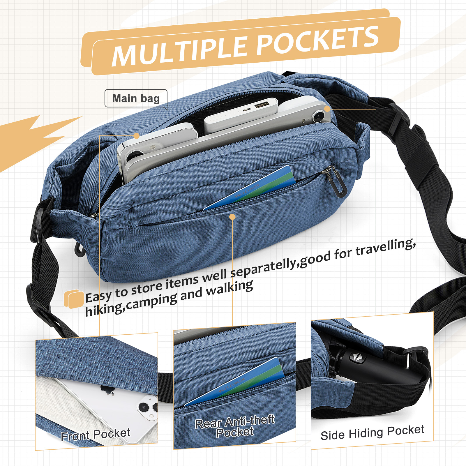 Fashionable Trendy Crossbody B - Running Belt Waist review and price