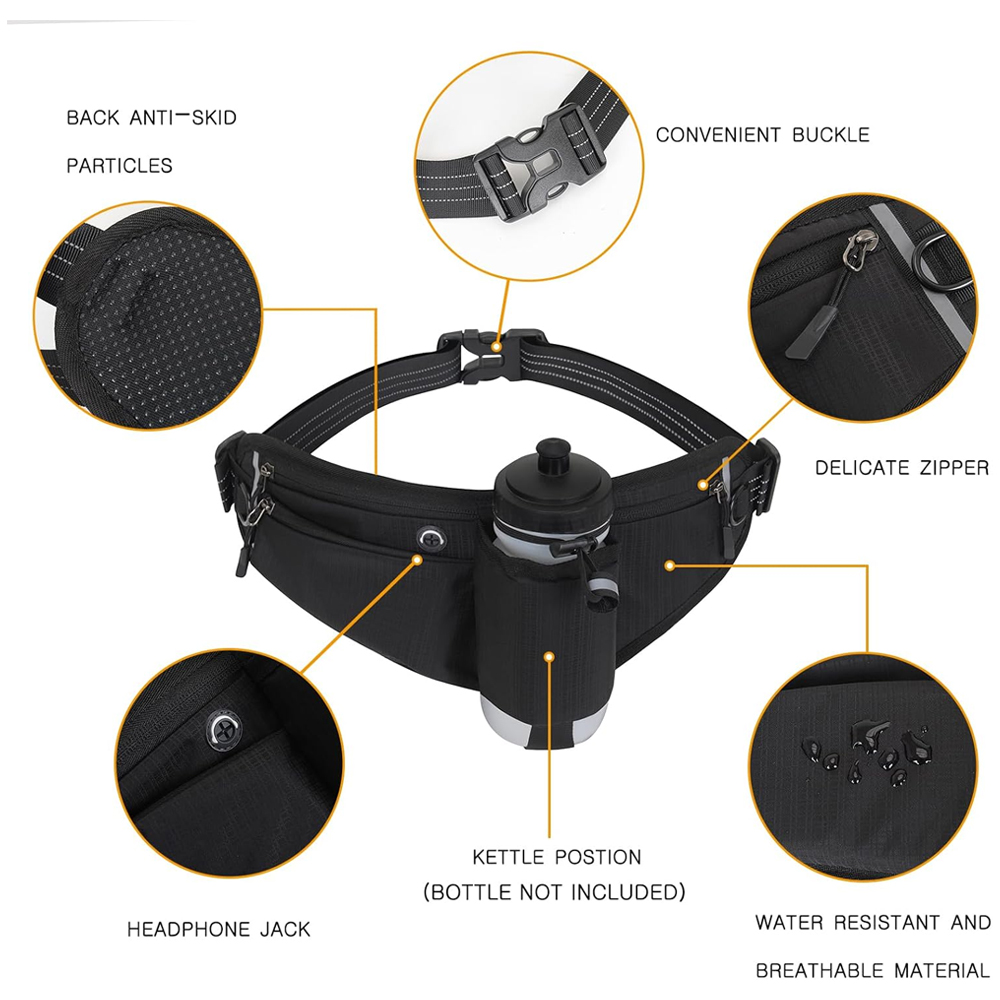 1PCS Fanny Pack with Water Bot - Running Gear Water review and price